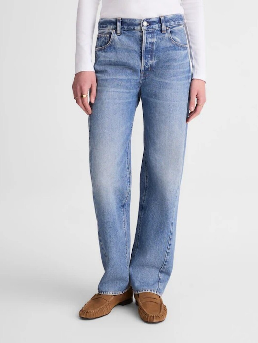 NWT Madewell pieced barrel leg jeans, W29 - Picture 2 of 12